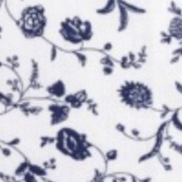 Toile fleurs marines